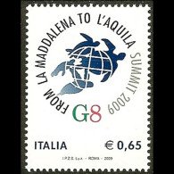 ITALY 2009 - Scott# 2947 G8 Summit Set Of 1 MNH - 2001-10: Nieuw/plakker