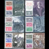 ITALY 1992 - Scott# 1883-8 S/S Columbus Voyages MNH - 1991-00: Mint/hinged