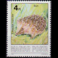 HUNGARY 1986 - Scott# 3039 Hedgehog 4f LH - Nuovi