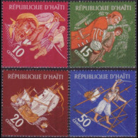 HAITI 1961 - Scott# 476-9 Pirates 10-50c MNH - Haití