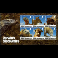 GUERNSEY 2009 - Scott# 1027a S/S Darwin Exped. MNH - Guernesey