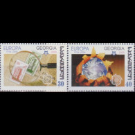 GEORGIA 2006 - Scott# 392-3 Europa Stamp 50th. 30-40d MNH - Georgia