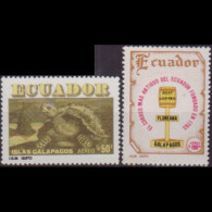 ECUADOR 1980 - Scott# C719-20 Galapagos Is. Set Of 2 MNH - Equateur