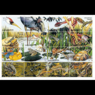 GEORGIA 1996 - Scott# 144 Sheet-Wetland Fauna MNH - Georgia