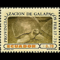 ECUADOR 1973 - Scott# 874 Giant Tortoise 70c MNH - Equateur