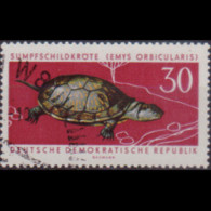 DDR 1963 - Scott# 665 Pond Turtle 30p CTO - Gebruikt