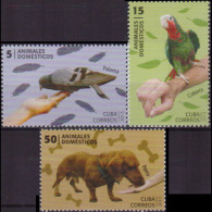 CUBA 2013 - Scott# 5376-8 Pets 5-50c MNH - Unused Stamps