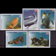 CUBA 2004 - Scott# 5569-73 Marine Life 5-75c MNH - Ungebraucht