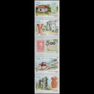 CUBA 1986 - Scott# 2891a History 1c MNH Btw.perf.folded - Neufs