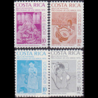 COSTA RICA 1975 - Scott# RA65-8 Paintings Set Of 4 MNH - Costa Rica