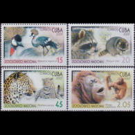 CUBA 2007 - Scott# 4684-7 Zoo Animals 15c-2.05p MNH - Nuevos