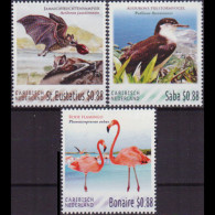 CARIBBEAN NETHERLAND 2016 - Birds Set Of 3 MNH - Otros & Sin Clasificación