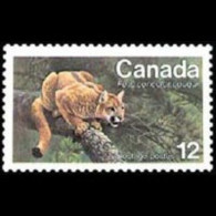 CANADA 1977 - Scott# 732 Eastern Cougar Set Of 1 MNH - Unused Stamps