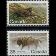 CANADA 1981 - Scott# 883-4 Endang.Wildlife Set Of 2 MNH - Nuevos