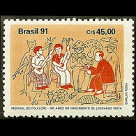 BRAZIL 1991 - Scott# 2325 Folklore Fest. Set Of 1 MNH - Nuovi