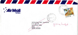 L79446 - Australien - 1988 - $1 Notfallhilfe EF A LpBf MILSON'S POINT -> BERGVLIET (Südafrika), Zurueck Als "unbekannt" - Briefe U. Dokumente