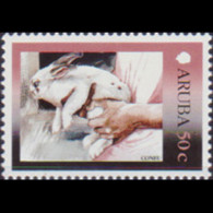 ARUBA 2001 - Scott# 201 Rabbit 50c MNH - Curazao, Antillas Holandesas, Aruba