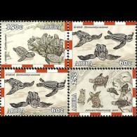 ARUBA 2003 - Scott# 237-40 Turtles Set Of 4 MNH - Curaçao, Antille Olandesi, Aruba