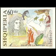 ALBANIA 1995 - Scott# 2493 S/S Fontaine Fables MNH - Albanië