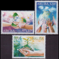 ARUBA 2020 - Scott# 645-7 Earth Day 130-320c MNH - Curazao, Antillas Holandesas, Aruba