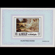 AJMAN 1971 - MI# 1104 S/S Currier & Ives Printing MNH - Adschman