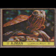 AJMAN 1972 - MI# 1959 Turtle 1.25r CTO - Adschman