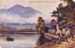 R136240 Loch Katrine And Ben Venue. Valentines. Art Colour. 1944 - World