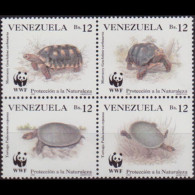 VENEZUELA 1992 - Scott# 1471 WWF-Turtles Set Of 4 MNH - Venezuela