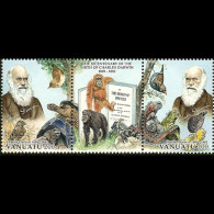 VANUATU 2008 - Scott# 978 Darwin Visit Set Of 2 MNH - Vanuatu (1980-...)