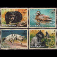 UN-VIENNA 2001 - Scott# 284-7 Endang.Species Set Of 4 MNH - Ungebraucht