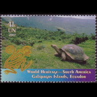 UN-NEW YORK 2007 - Scott# 941 Tortoises 41c MNH - Unused Stamps