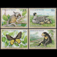 UN-NEW YORK 1998 - Scott# 730-3 Endang.Species Set Of 4 MNH - Unused Stamps