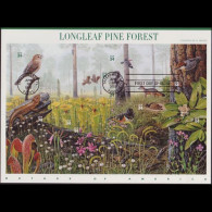 U.S.A. 2002 - Scott# 3611 Sheet-Pine Forest CTO - Used Stamps