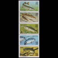 U.S.A. 1986 - Scott# 2209a Fish Set Of 5 MNH - Ungebraucht