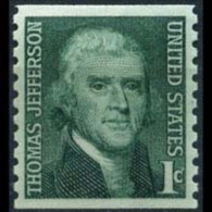 U.S.A. 1968 - Scott# 1299 Thomas Jefferson 1c MNH - Nuovi