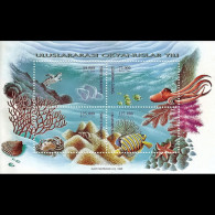 TURKEY 1998 - Scott# 2694 S/S Intl.Ocean Year MNH - Unused Stamps