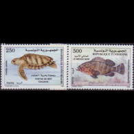 TUNISIA 1999 - Scott# 1196-7 Marine Life Set Of 2 MNH - Tunisie (1956-...)