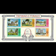 TRINIDAD & TOBACO 1978 - Scott# 283a S/S Hotels MNH - Trinidad & Tobago (1962-...)