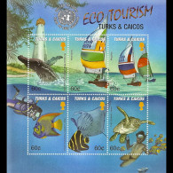 TURKS & CAICOS 2002 - Scott# 1372 S/S Ecotourism MNH - Turks- En Caicoseilanden