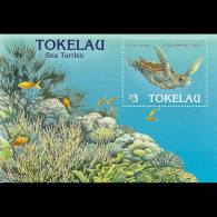 TOKELAU 1996 - Scott# 221 S/S Sea Turtles MNH - Tokelau