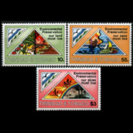 TRINIDAD 1981 - Scott# 345-7 Pollution Set Of 3 MNH - Trinidad En Tobago (1962-...)