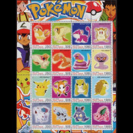 TIMOR 2001 - Sheet-Pokemon MNH - Osttimor