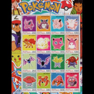 TIMOR 2001 - Sheet-Pokemon MNH - Osttimor
