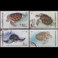 THAILAND 1986 - Scott# 1139-42 Turtles Set Of 4 Used - Tailandia