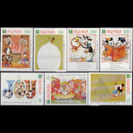 TANZANIA 1991 - Scott# 782/899 Disney 10-300s MNH - Tanzania (1964-...)