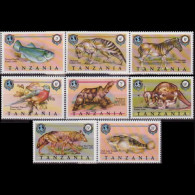 TANZANIA 1990 - Scott# 545-52 Extinct Animals Set Of 8 MNH - Tanzania (1964-...)