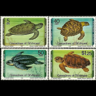 ST.V.G. 1978 - Scott# 157-60 Turtles Set Of 4 MNH - St.Vincent Y Las Granadinas