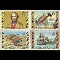 ST.HELENA 1982 - Scott# 368-71 Darwin Visit Set Of 4 MNH - Sainte-Hélène