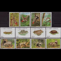 ST.THOMAS 1991 - Scott# 978-89 Fauna Set Of 12 MNH - Sao Tome En Principe