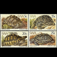 S.W.AFRICA 1982 - Scott# 487-90 Tortoises Set Of 4 LH - Afrique Du Sud-Ouest (1923-1990)